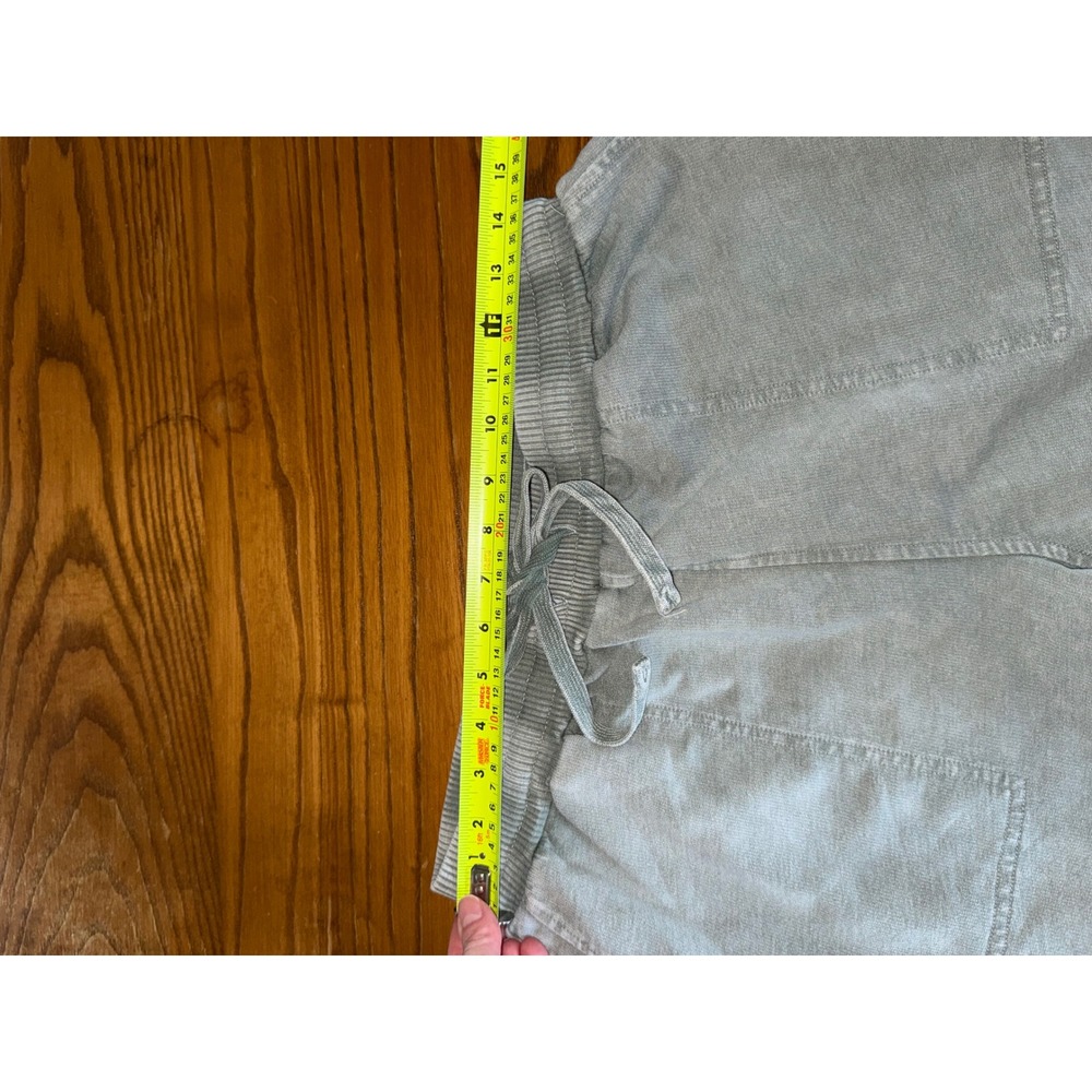 Jane + Delancey Sage Green Mineral Wash Joggers Womens Medium Drawstring Pockets - Picture 5 of 8